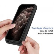 [pachet 360°] husa + folie iphone 12 pro max, techsuit defense - negru