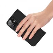 Husa iphone 12 mini tip carte, skin pro dux ducis - negru