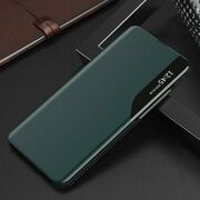 Husa iPhone XS Max Eco Leather View Flip Tip Carte - Verde