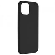 Husa iphone 12 / 12 pro din silicon moale, techsuit soft edge - negru