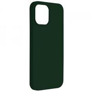 Husa iphone 12 pro max din silicon moale, techsuit soft edge - dark green