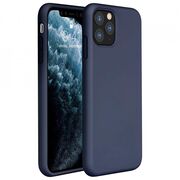 Husa iphone 12 pro max din silicon moale, techsuit soft edge - denim blue