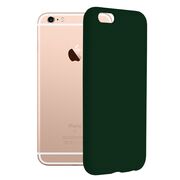 Husa iphone 6 / 6s din silicon moale, techsuit soft edge - dark green
