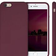 Husa iphone 6 / 6s din silicon moale, techsuit soft edge - plum violet