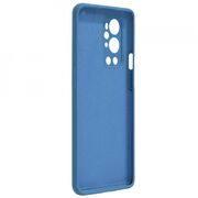 Husa oneplus 9 pro din silicon moale, techsuit soft edge - denim blue
