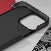 Husa iPhone 13 Pro Eco Leather View flip tip carte - rosu
