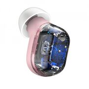 Casti Bluetooth 5.0 Baseus WM01, TWS earbuds, roz, NGWM01-04