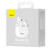 Casti Bluetooth TWS Baseus Bowie E3, alb, NGTW080002
