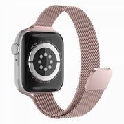 Curea Apple Watch 1 / 2 / 3 / 4 / 5 / 6 / 7 / 8 / SE (38mm / 40 mm / 41 mm) Techsuit, roz, W034