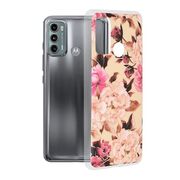 Husa motorola moto g60 marble series, techsuit - mary berry nude