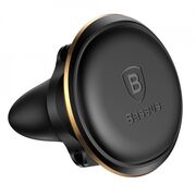Suport telefon auto grila ventilatie Baseus, auriu, SUGX-A0V