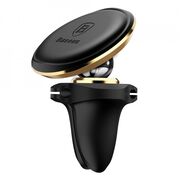 Suport telefon auto grila ventilatie Baseus, auriu, SUGX-A0V