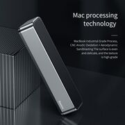 Suport numar telefon bord, moonlight, baseus - gri inchis