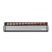 Suport numar telefon bord, moonlight, baseus - gri inchis