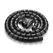 Organizator cabluri spiralat Ugreen, protectie birou, 5m x 25mm, negru, 30820