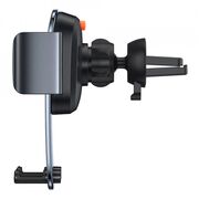 Suport telefon auto ventilatie, bord Baseus, negru, SUYK000001