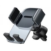 Suport telefon auto ventilatie, bord Baseus, negru, SUYK000001