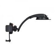 Suport telefon auto ventilatie, bord Baseus, negru, SUYK010001