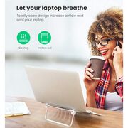 Suport laptop mobil pentru birou Ugreen, argintiu, 80348