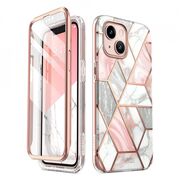 Husa iphone 13 mini, stylish i-Blason cosmo - , protectie display, marble