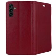 Husa pentru Samsung Galaxy A04s Wallet tip carte, burgundy