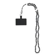 Universal neck strap (snur) pentru telefon CRYSTAL DIAMOND, negru