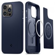 Husa iphone 14 pro spigen mag armor - navy blue