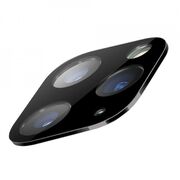Folie iphone 11 pro / 11 pro max, metal camera glass, lito - negru