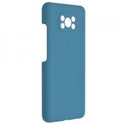 Husa xiaomi poco x3 / x3 nfc din silicon moale, techsuit soft edge - denim blue