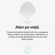 Folie samsung galaxy a52 5g, regenerabila + case friendly, alien surface - transparent