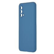 Husa oneplus nord ce 5g din silicon moale, techsuit soft edge - denim blue