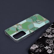 Husa xiaomi redmi note 11 / note 11s marble series, techsuit - green hex