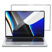 Folie sticla MacBook Pro 14" 2021 Spigen Glas.tR Slim, negru