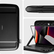 Husa MacBook, Acer, HP, Lenovo, Dell with 13 - 14inch / 350 x 250 x 25mm (max.) Spigen Rugged Armor Pro Pouch, negru
