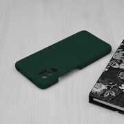 Husa xiaomi redmi note 10 5g din silicon moale, techsuit soft edge - dark green