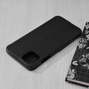 Husa iPhone 11 Pro Eco Leather View Flip Tip Carte - Negru