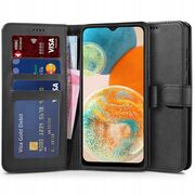 Husa pentru Samsung Galaxy A23 5G Wallet tip carte, negru