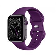 Curea Techsuit - Watchband (W031) - Apple Watch 1 / 2 / 3 / 4 / 5 / 6 / 7 / 8 / SE (38mm / 40 mm / 41 mm) - Dark Purple