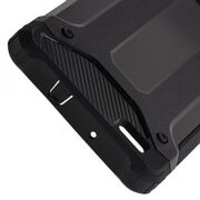 Husa huawei p8 lite din plastic dur, techsuit hybrid armor - negru