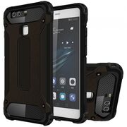 Husa huawei p9 plus din plastic dur, techsuit hybrid armor - negru