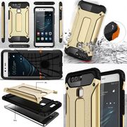 Husa huawei p9 plus din plastic dur, techsuit hybrid armor - negru