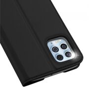 Husa motorola moto edge s / moto g100 tip carte, skin pro dux ducis - negru