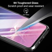 Husa Huawei Nova Y90 360 Magnetic Glass (sticla fata + spate), negru