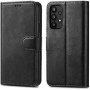 Husa pentru Samsung Galaxy A23 5G Wallet tip carte, negru