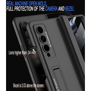 Pachet 360: Husa cu folie integrata din sticla pentru Samsung Galaxy Z Fold 4 Full Cover (fata+spate), negru