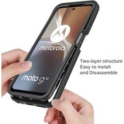 Pachet 360: Husa cu folie integrata pentru Motorola Moto G32 Defense360 - negru