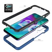 [pachet 360°] husa + folie huawei nova 5t / honor 20, techsuit defense - negru