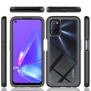 [pachet 360°] husa + folie oppo a72, techsuit defense - black