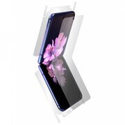 Folie 360° samsung galaxy z flip [ecran+margini+spate] alien surface - transparent