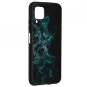 Husa huawei p40 lite cu sticla securizata, techsuit glaze - blue nebula